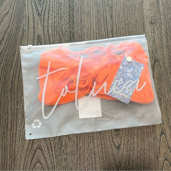 NWT Toluca Amina Bikini Top Waist Wrap Triangle Nectar Size M/L - Picture 2 of 7